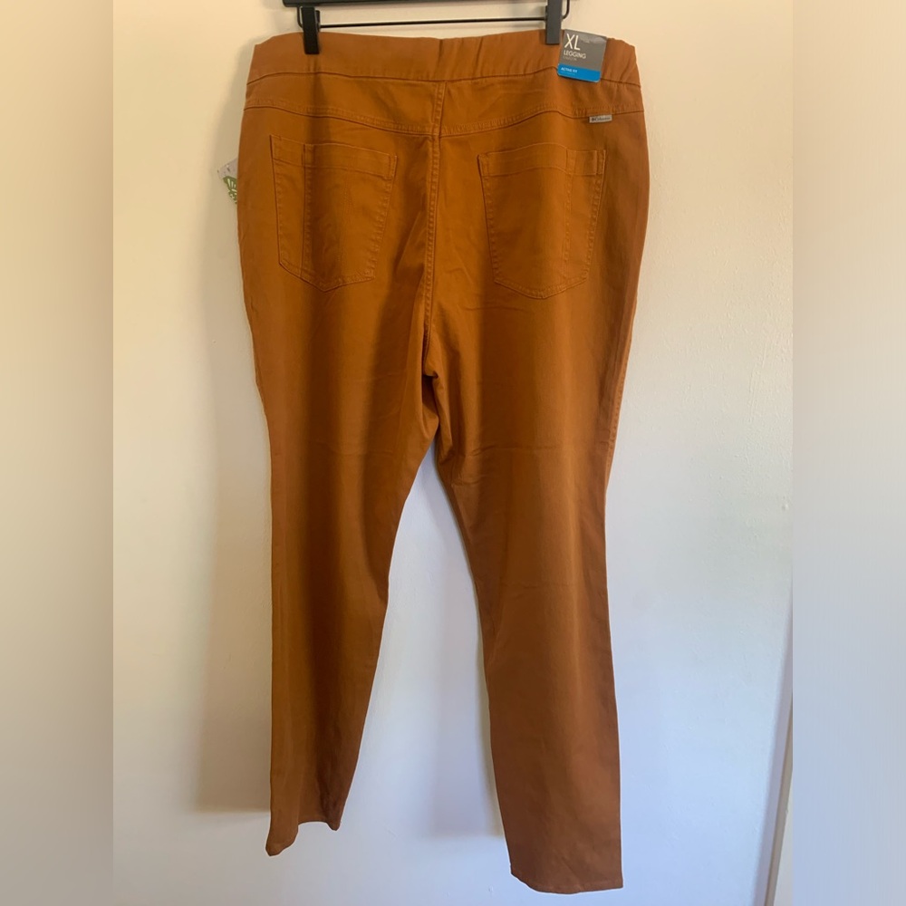Columbia Women’s XL Active Fit Pull-On Legging Pants Orange-Bronze - Picture 3 of 7